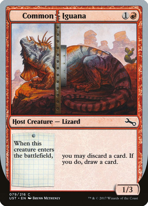 Common Iguana\nUnstable\nSingle\nMagic The Gathering