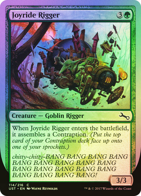 Joyride Rigger\nUnstable\nSingle\nMagic The Gathering