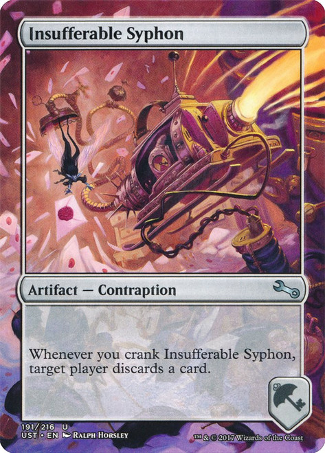 Insufferable Syphon\nUnstable\nSingle\nMagic The Gathering