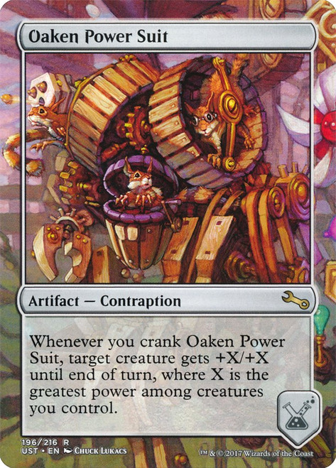 Oaken Power Suit\nUnstable\nSingle\nMagic The Gathering