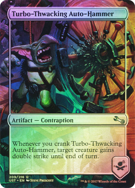 Turbo-Thwacking Auto-Hammer\nUnstable\nSingle\nMagic The Gathering