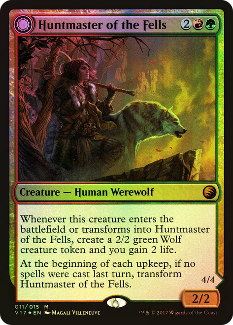 Huntmaster of the Fells // Ravager of the Fells\nFrom the Vault: Transform\nSingle\nMagic The Gathering
