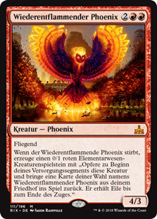 Rekindling Phoenix
Rivals of Ixalan - German
Single
Magic The Gathering
