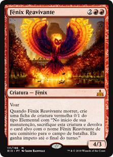 Rekindling Phoenix
Rivals of Ixalan - Portuguese
Single
Magic The Gathering