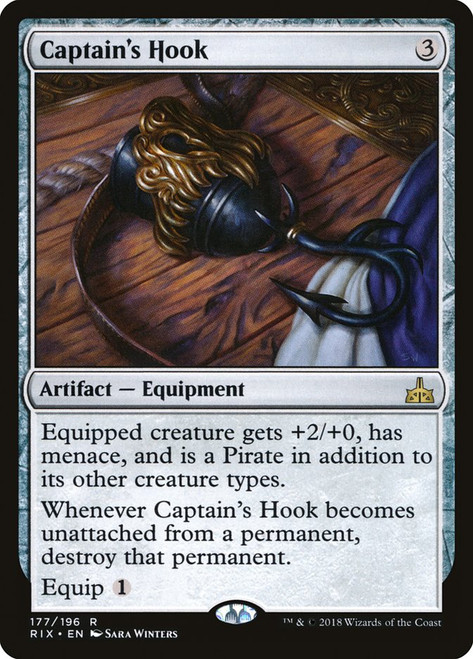 Captain's Hook\nRivals of Ixalan\nSingle\nMagic The Gathering