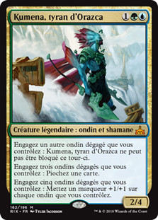 Kumena, Tyrant of Orazca
Rivals of Ixalan - French
Single
Magic The Gathering