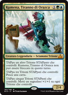 Kumena, Tyrant of Orazca
Rivals of Ixalan - Italian
Single
Magic The Gathering