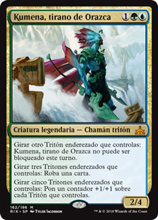 Kumena, Tyrant of Orazca
Rivals of Ixalan - Spanish
Single
Magic The Gathering