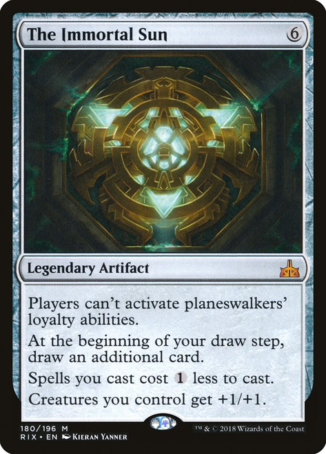 The Immortal Sun | Rivals of Ixalan - Korean | Star City Games