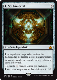 The Immortal Sun
Rivals of Ixalan - Spanish
Single
Magic The Gathering
