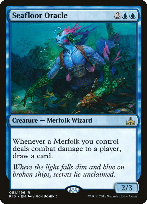 Seafloor Oracle\nRivals of Ixalan\nSingle\nMagic The Gathering