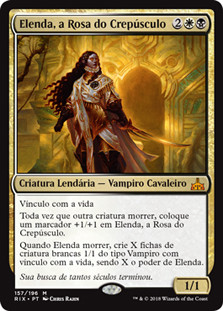 Elenda, the Dusk Rose
Rivals of Ixalan - Portuguese
Single
Magic The Gathering