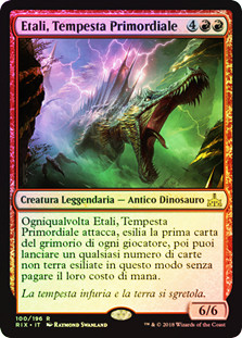 Etali, Primal Storm
Rivals of Ixalan (Foil) - Italian
Single
Magic The Gathering