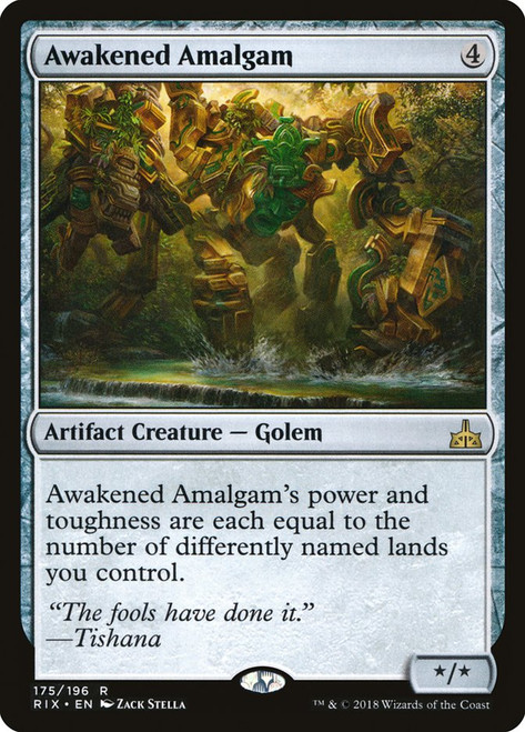 Awakened Amalgam\nRivals of Ixalan\nSingle\nMagic The Gathering