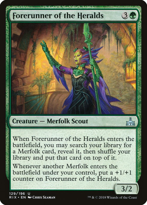 Forerunner of the Heralds\nRivals of Ixalan\nSingle\nMagic The Gathering