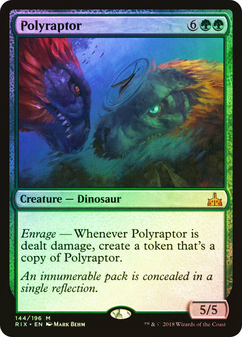 Polyraptor\nRivals of Ixalan\nSingle\nMagic The Gathering