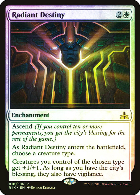 Radiant Destiny\nRivals of Ixalan\nSingle\nMagic The Gathering