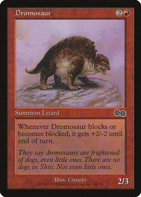 Dromosaur\nUrza's Saga\nSingle\nMagic The Gathering