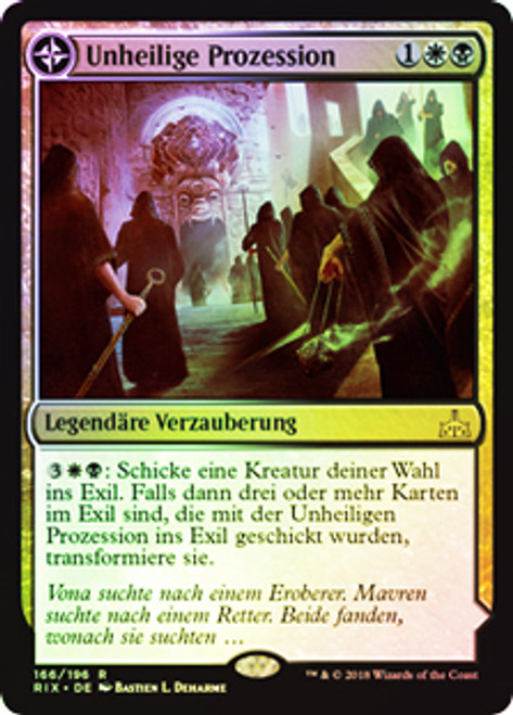 Profane Procession // Tomb of the Dusk Rose
Rivals of Ixalan - German
Single
Magic The Gathering