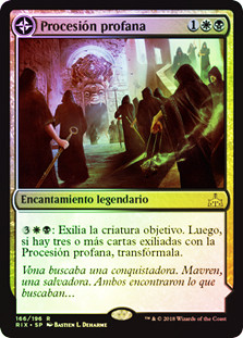 Profane Procession // Tomb of the Dusk Rose
Rivals of Ixalan - Spanish
Single
Magic The Gathering