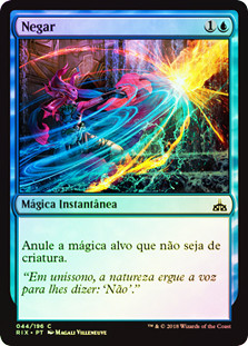 Negate
Rivals of Ixalan (Foil) - Portuguese
Single
Magic The Gathering