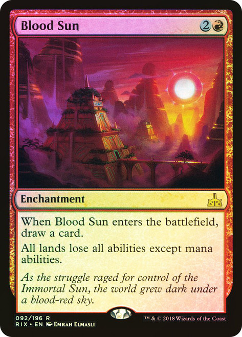 Blood Sun\nRivals of Ixalan\nSingle\nMagic The Gathering
