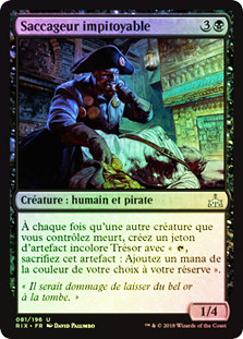 Pitiless Plunderer
Rivals of Ixalan (Foil) - French
Single
Magic The Gathering