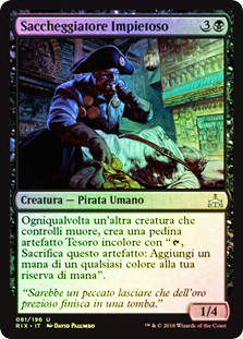 Pitiless Plunderer
Rivals of Ixalan (Foil) - Italian
Single
Magic The Gathering