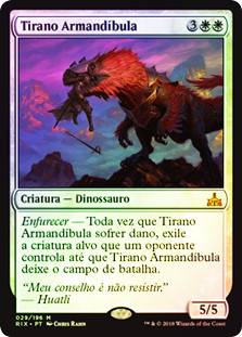 Trapjaw Tyrant
Rivals of Ixalan (Foil) - Portuguese
Single
Magic The Gathering