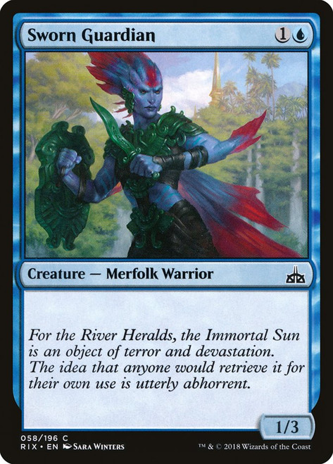 Sworn Guardian\nRivals of Ixalan\nSingle\nMagic The Gathering