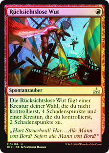 Reckless Rage
Rivals of Ixalan (Foil) - German
Single
Magic The Gathering