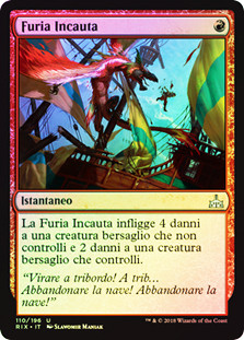 Reckless Rage
Rivals of Ixalan (Foil) - Italian
Single
Magic The Gathering