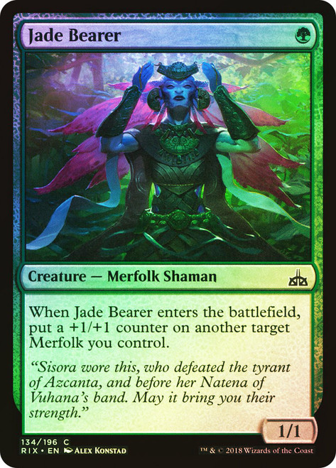 Jade Bearer\nRivals of Ixalan\nSingle\nMagic The Gathering