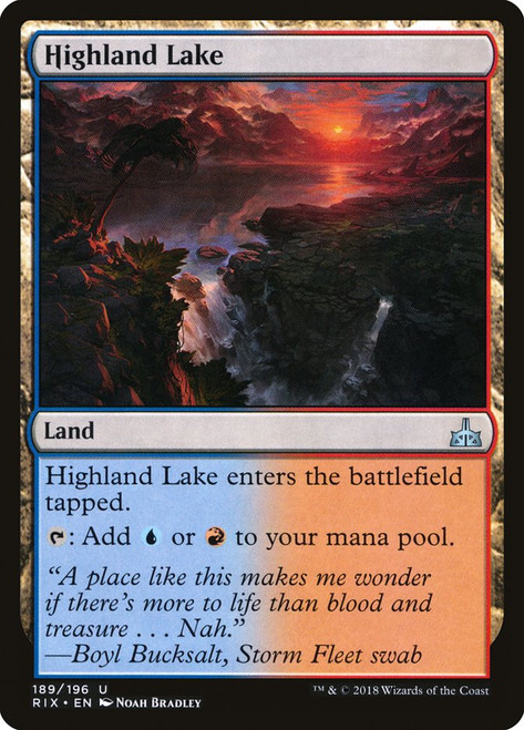 Highland Lake\nRivals of Ixalan\nSingle\nMagic The Gathering