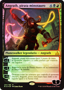 Angrath, Minotaur Pirate (Introductory Product)
Rivals of Ixalan (Foil) - Spanish
Single
Magic The Gathering