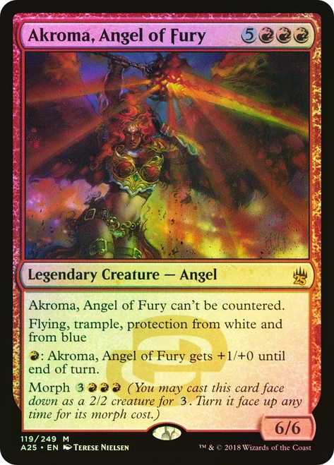 Akroma, Angel of Fury\nMasters 25\nSingle\nMagic The Gathering