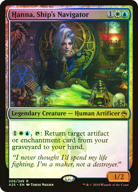 Hanna, Ship's Navigator\nMasters 25\nSingle\nMagic The Gathering