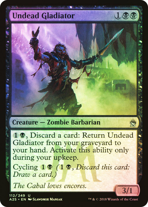 MTG Foil アンデッドの剣闘士/Undead Gladiator日本語1枚 アンデッドの剣闘士/Undead Gladiator》[ONS] 黒R | 日本最大級 MTG