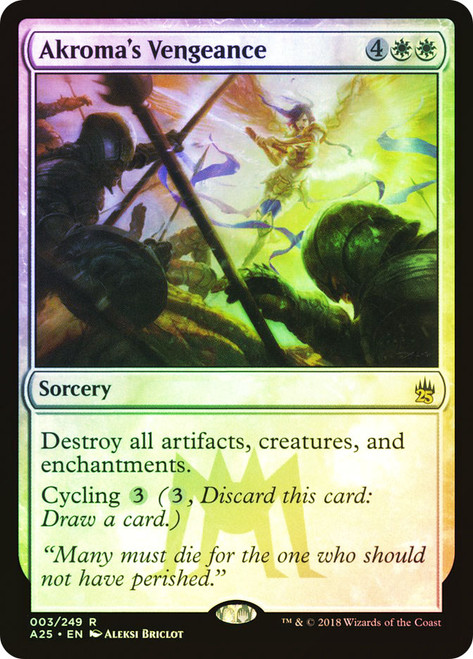 Akroma's Vengeance\nMasters 25\nSingle\nMagic The Gathering