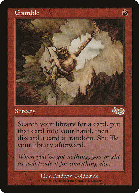 Gamble\nUrza's Saga\nSingle\nMagic The Gathering
