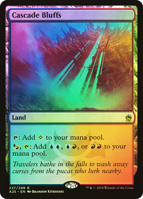 マジック：ザ・ギャザリング MTG Cascade Bluffs EXP Foil Cascade Bluffs | Masters 25 | Star City Games