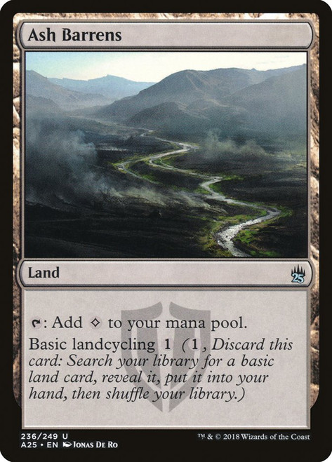 Ash Barrens\nMasters 25\nSingle\nMagic The Gathering