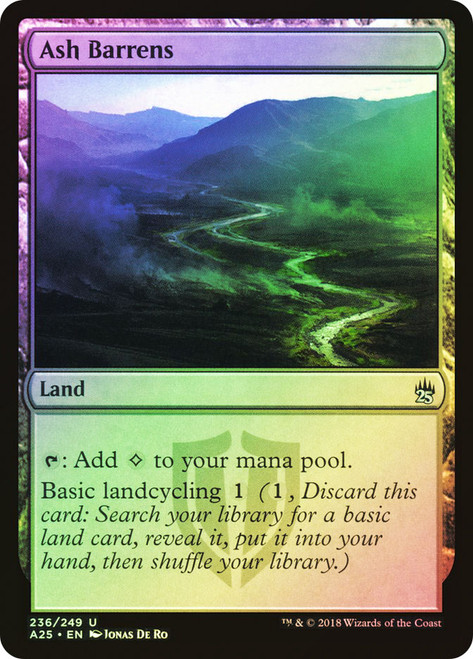 Ash Barrens\nMasters 25\nSingle\nMagic The Gathering
