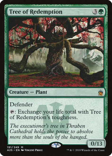 Tree of Redemption\nMasters 25\nSingle\nMagic The Gathering