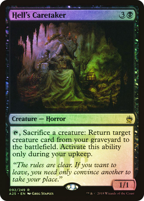 Hell's Caretaker\nMasters 25\nSingle\nMagic The Gathering