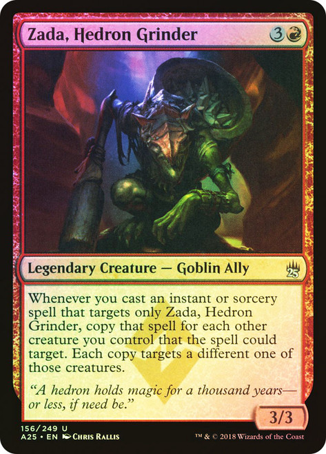 Zada, Hedron Grinder\nMasters 25\nSingle\nMagic The Gathering