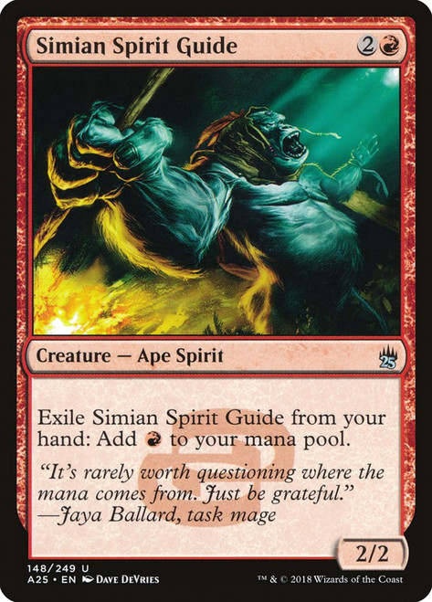 Simian Spirit Guide\nMasters 25\nSingle\nMagic The Gathering