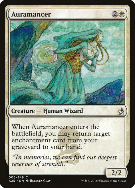 Auramancer\nMasters 25\nSingle\nMagic The Gathering