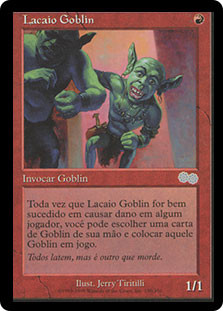Goblin Lackey
Urza's Saga - Portuguese
Single
Magic The Gathering