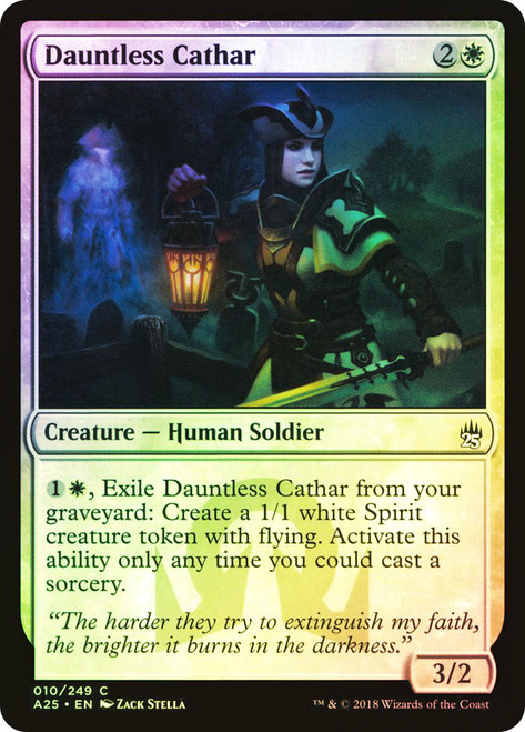 Dauntless Cathar\nMasters 25\nSingle\nMagic The Gathering